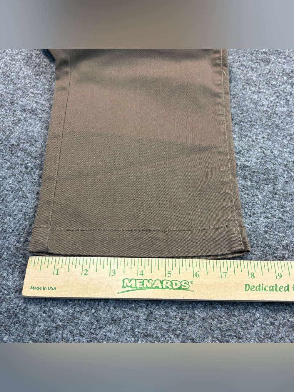 Volcom Frickin Modern Stretch Chino Pants Mens 34 Brown Khaki Skate Repreve - Picture 9 of 16